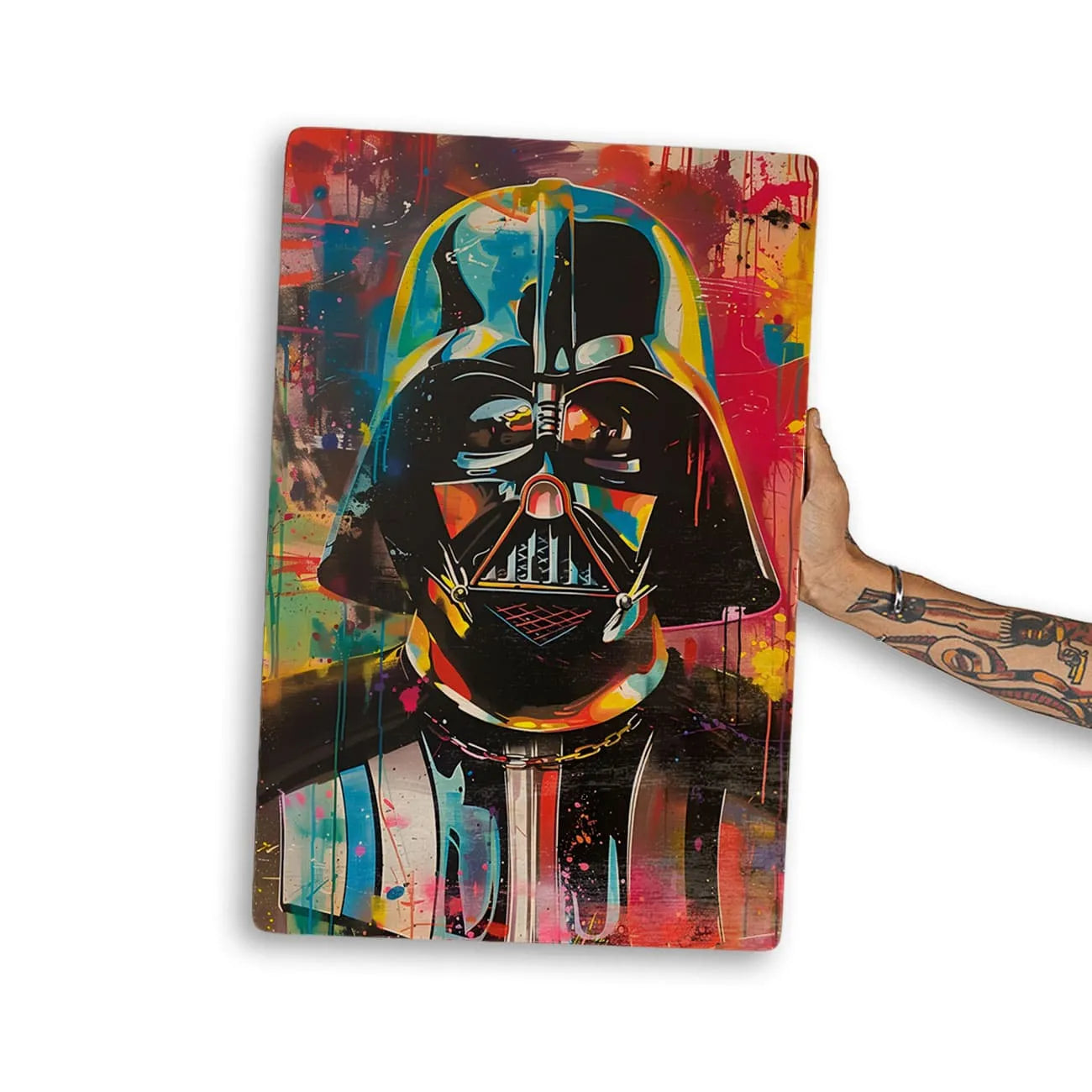 Quadro Decorativo - Colorfull Darth Vader