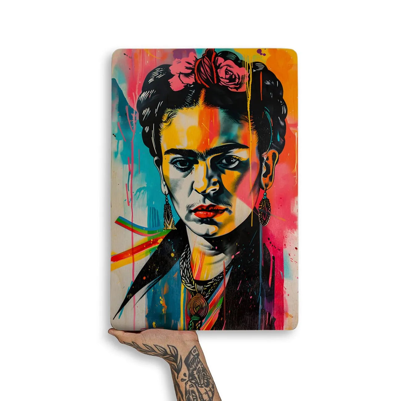 Quadro Decorativo - Colorfull Frida Kahlo