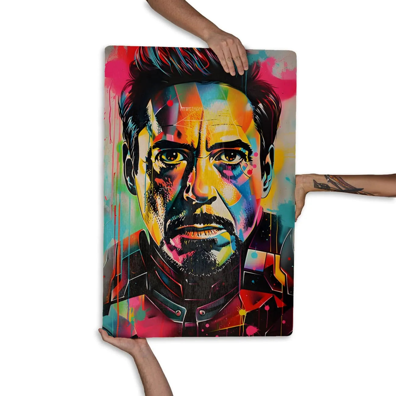 Quadro Decorativo - Colorfull Tony Stark