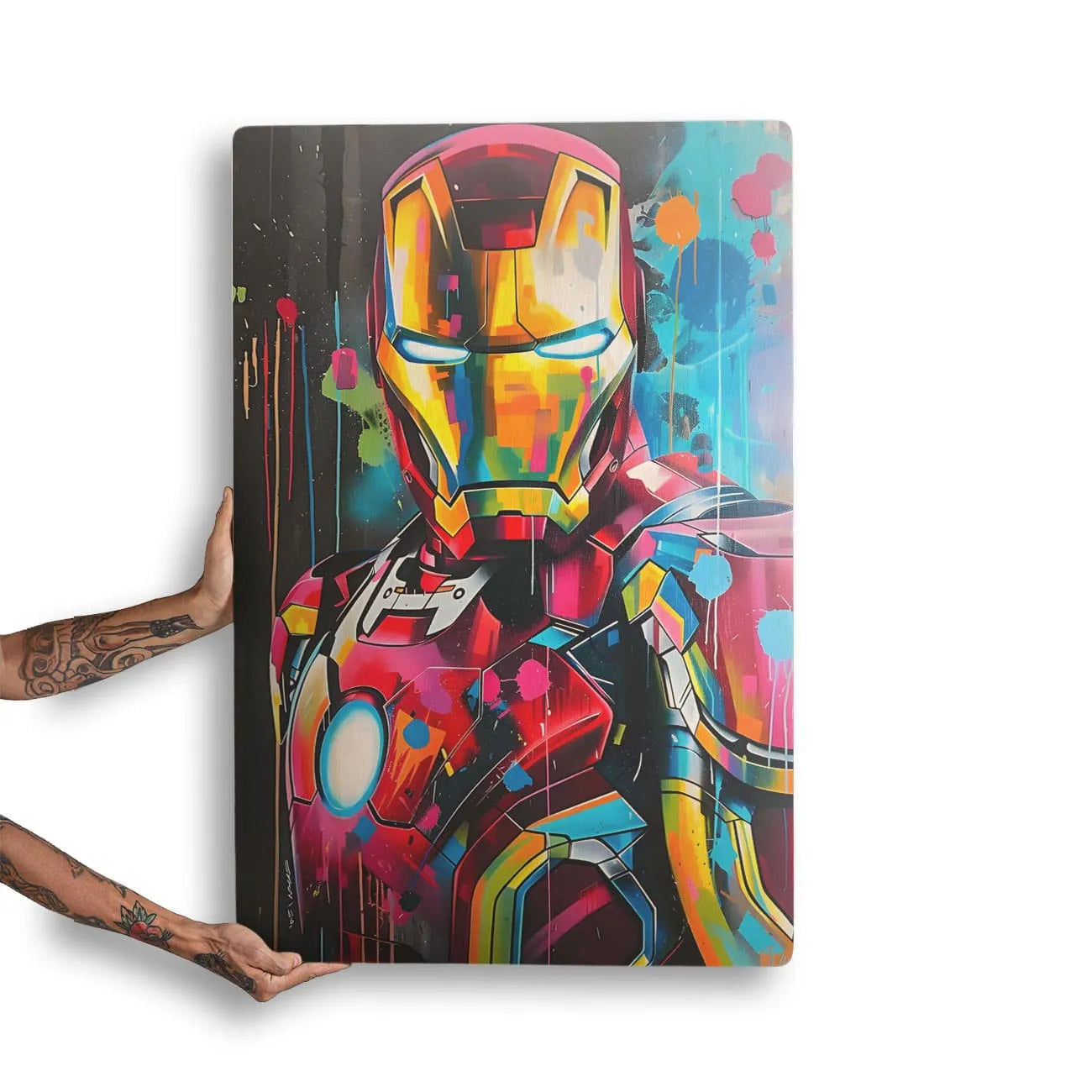 Quadro Decorativo - Colorfull Iron Man