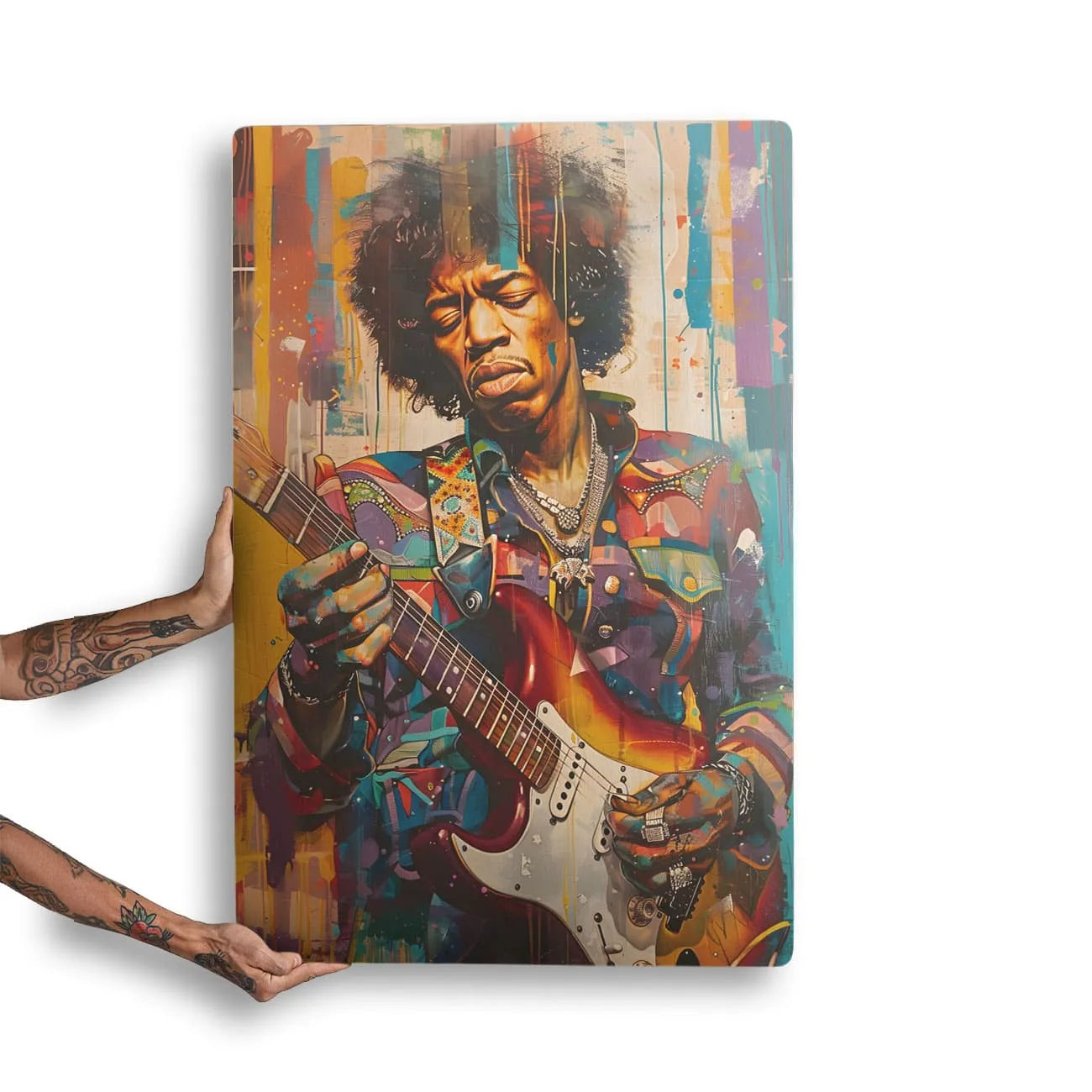 Quadro Decorativo - Colorfull Jimi Hendrix