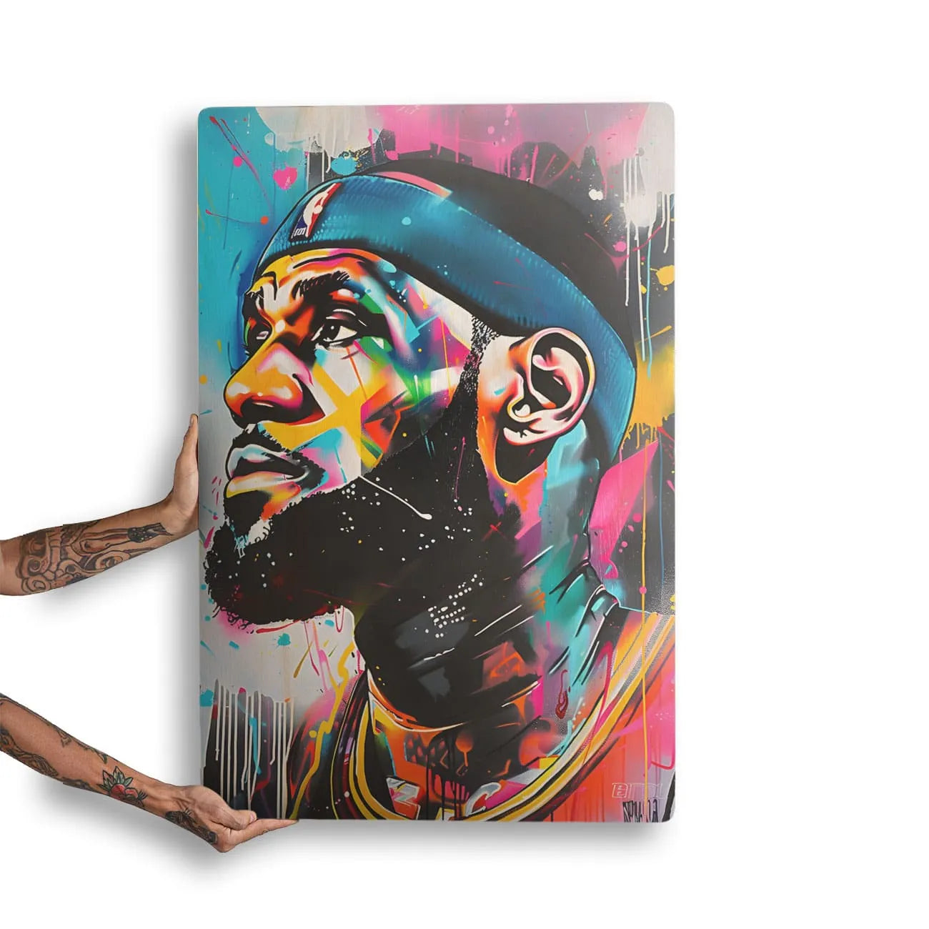 Quadro Decorativo - Colorfull LeBron James