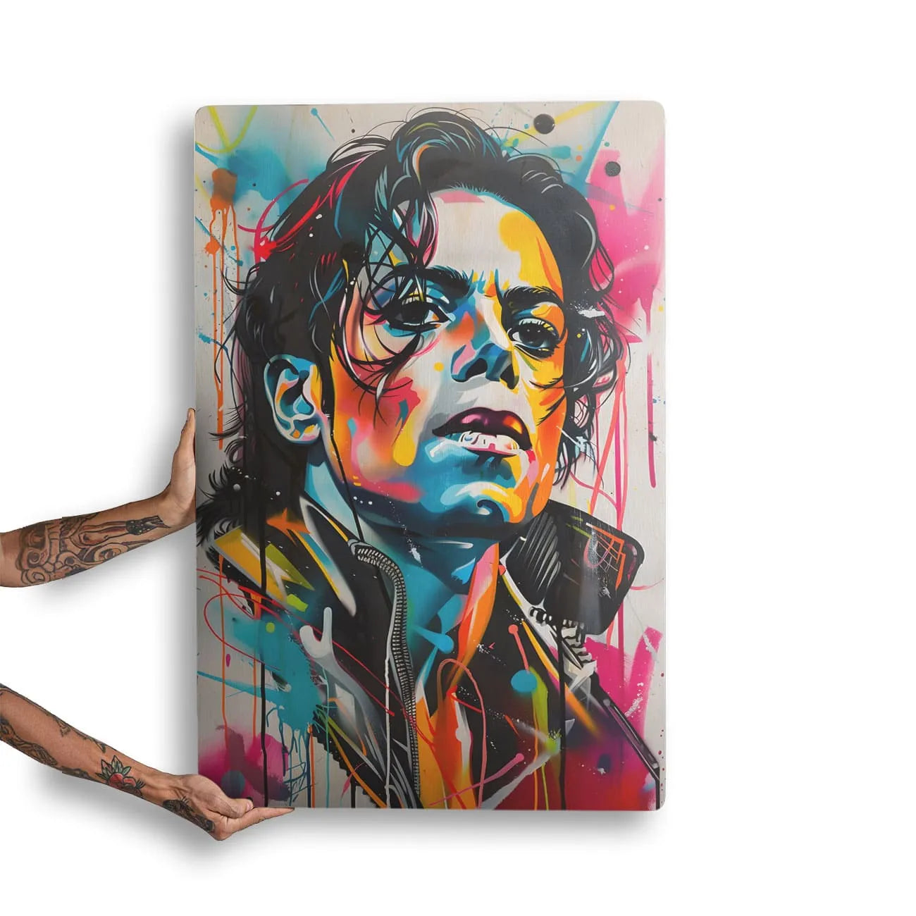 Quadro Decorativo - Colorfull Michael Jackson