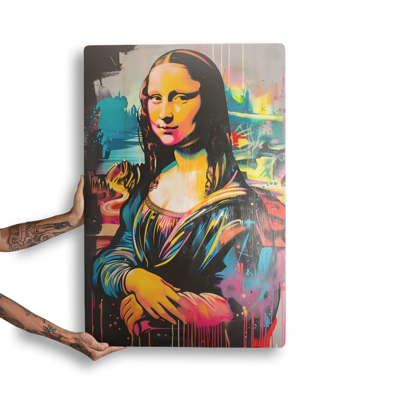 Quadro Decorativo - Colorfull Monalisa