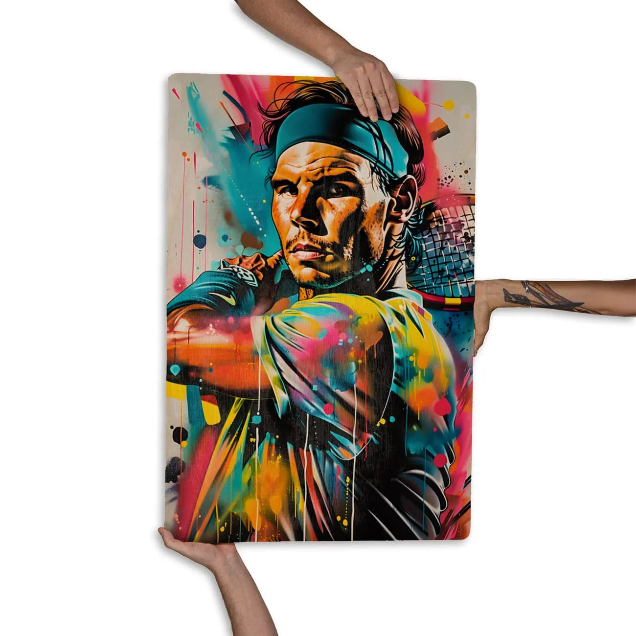Quadro Decorativo - Colorfull Rafael Nadal