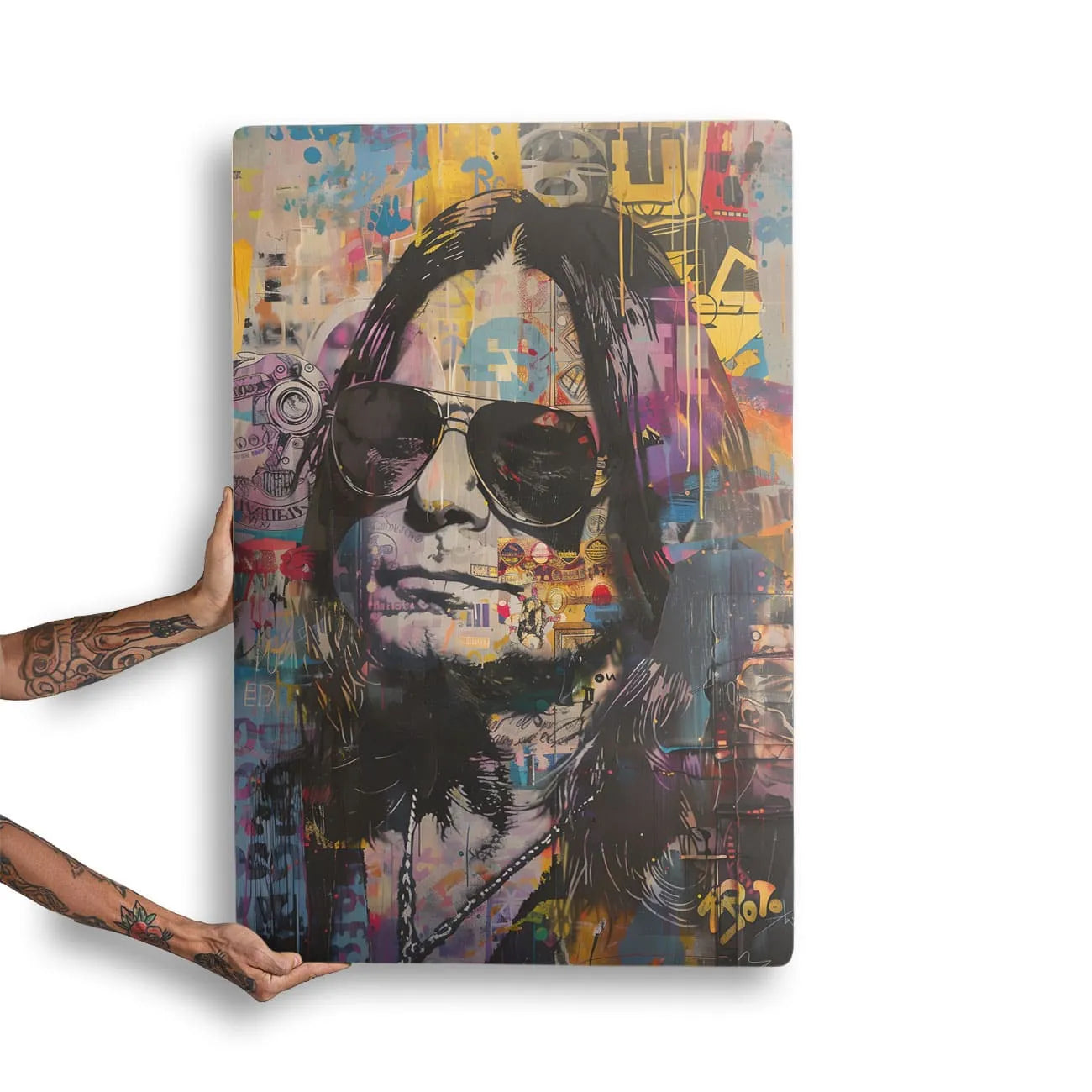 Quadro Decorativo - Colorfull Ozzy Ousbourne