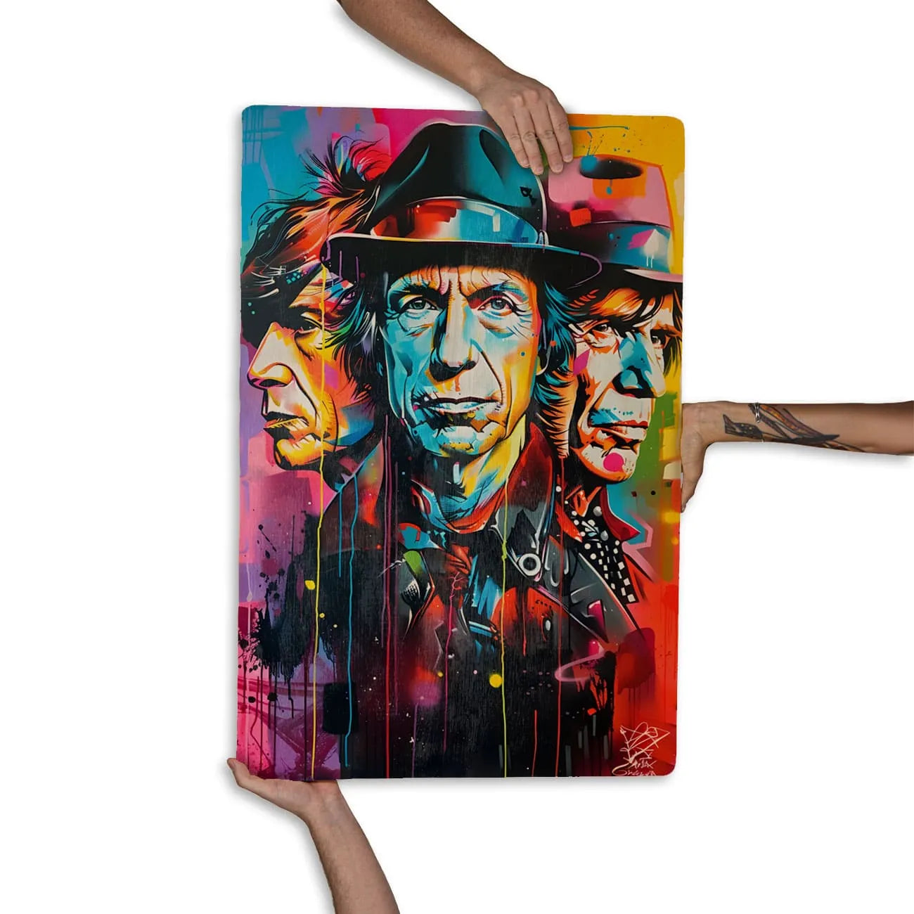 Quadro Decorativo - Colorfull The Rolling Stones