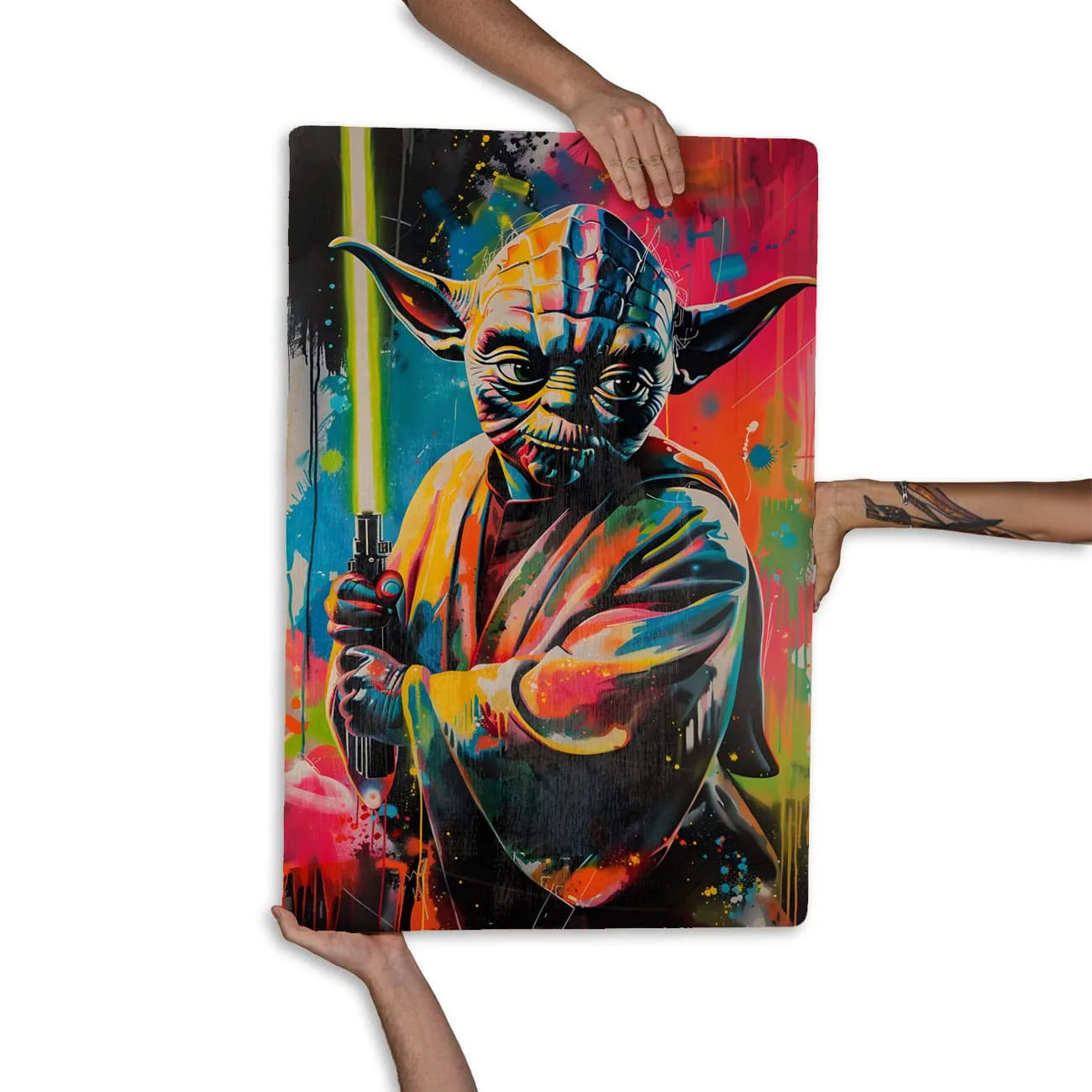 Quadro Decorativo - Colorfull Yoda