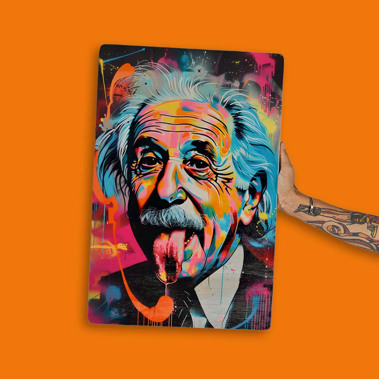 Quadro Decorativo - Colorfull Albert Einstein