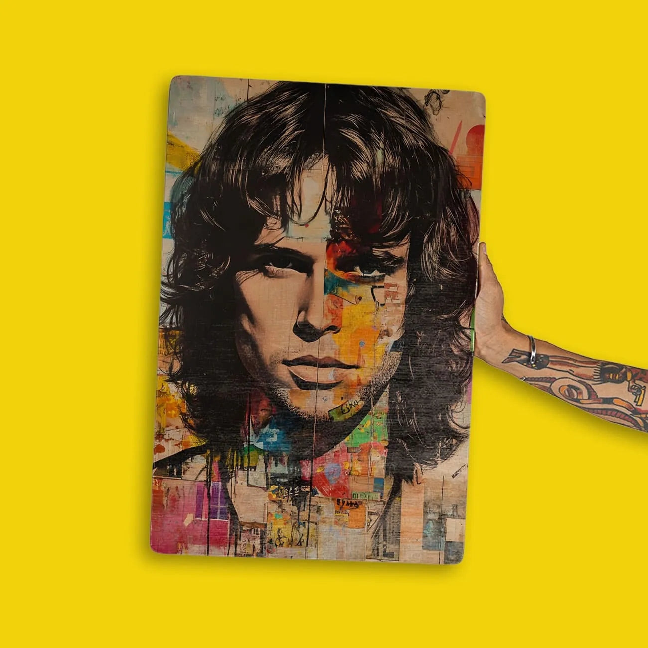 Quadro Decorativo - Colorfull Jim Morrison