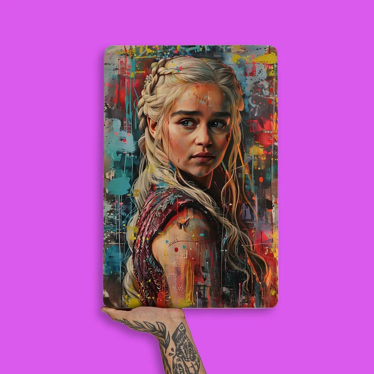 Quadro Decorativo - Colorfull Daenerys Targaryen
