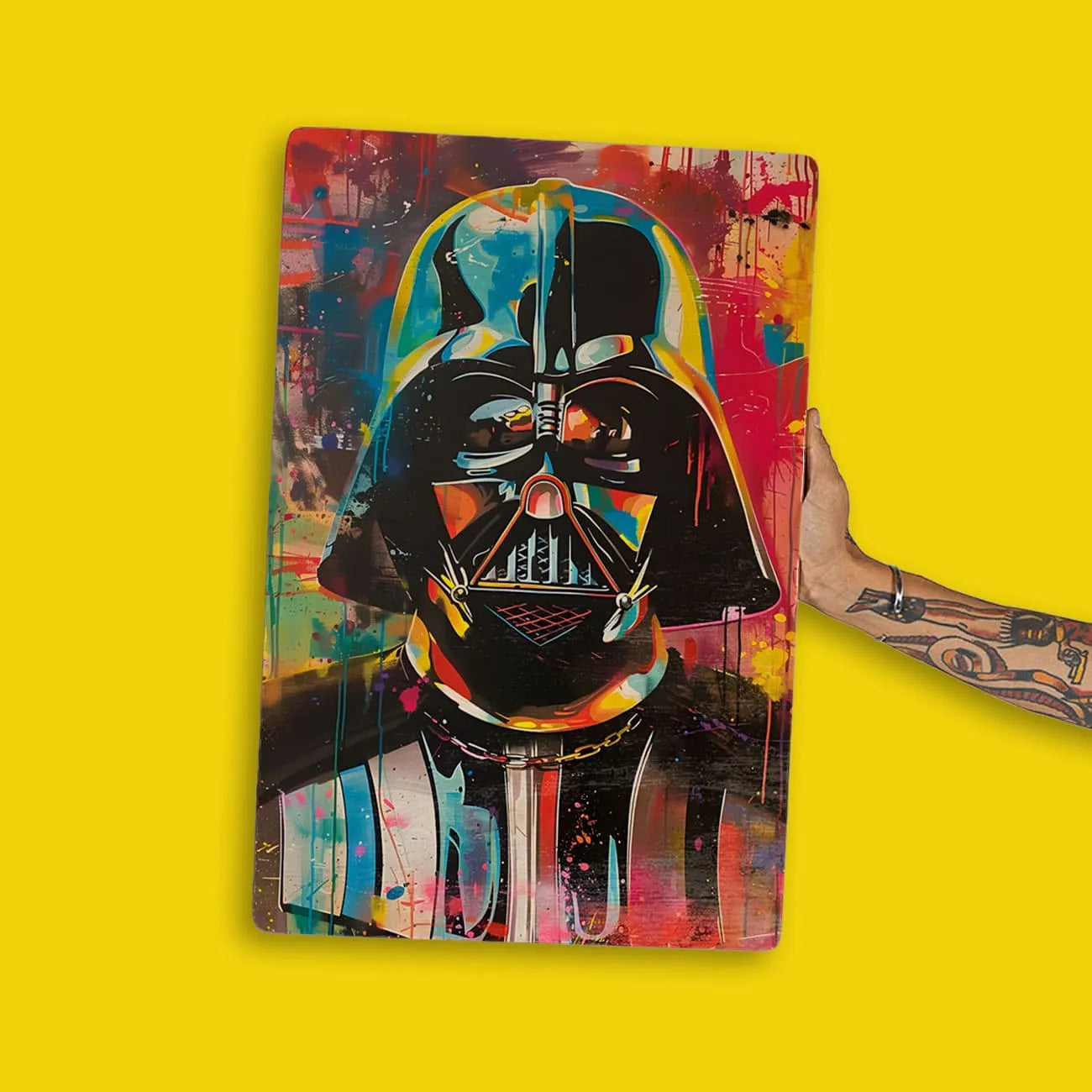 Quadro Decorativo - Colorfull Darth Vader