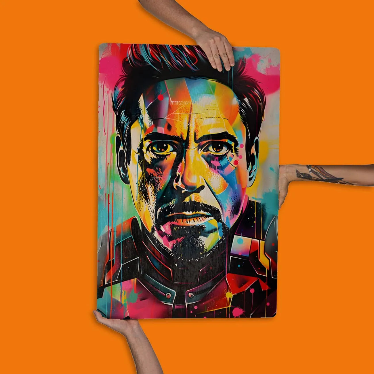 Quadro Decorativo - Colorfull Tony Stark