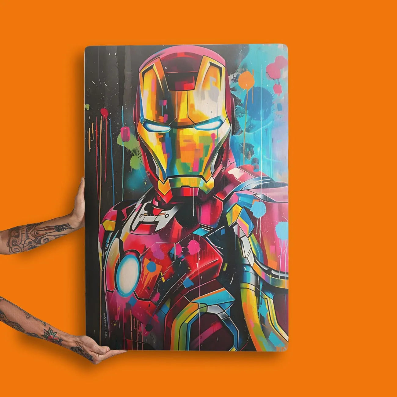 Quadro Decorativo - Colorfull Iron Man