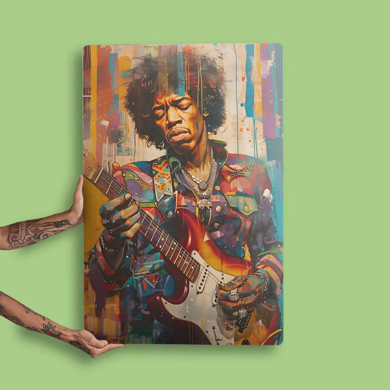 Quadro Decorativo - Colorfull Jimi Hendrix