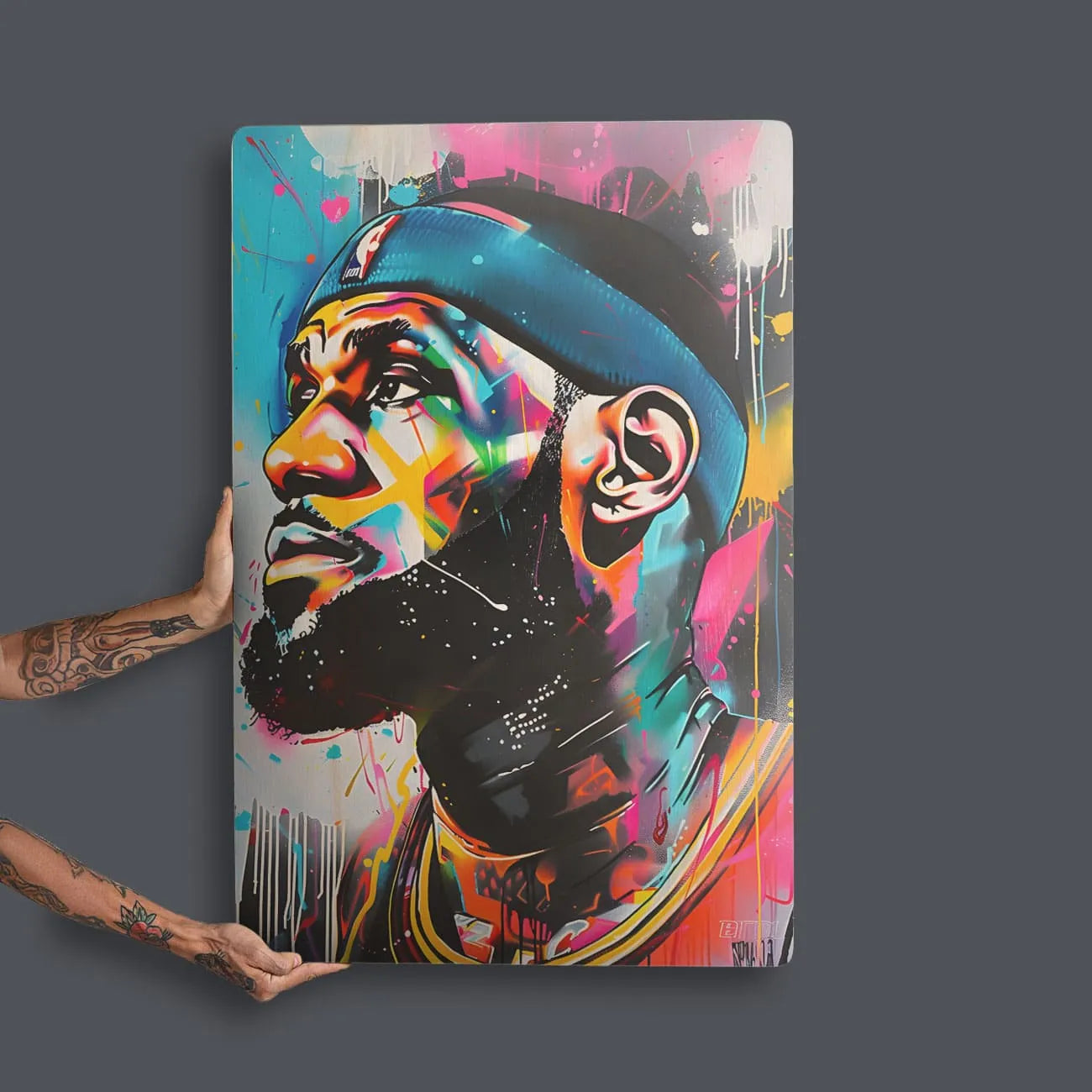 Quadro Decorativo - Colorfull LeBron James