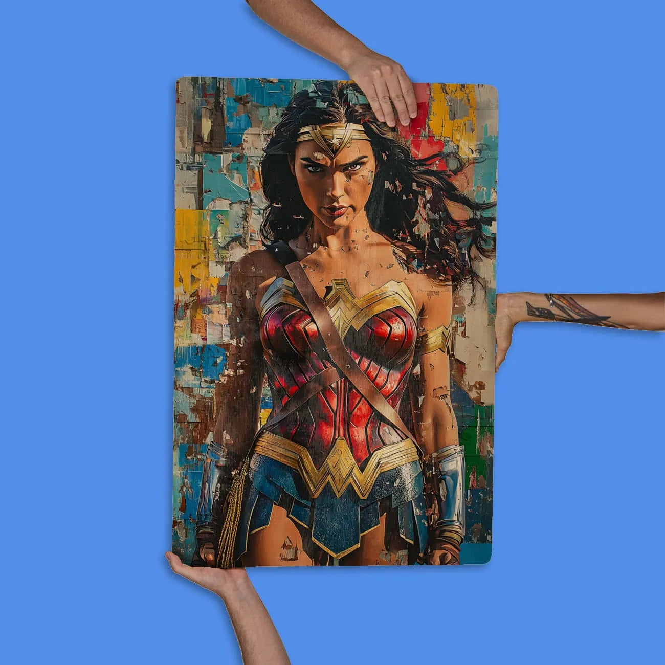 Quadro Decorativo - Colorfull Mulher Maravilha