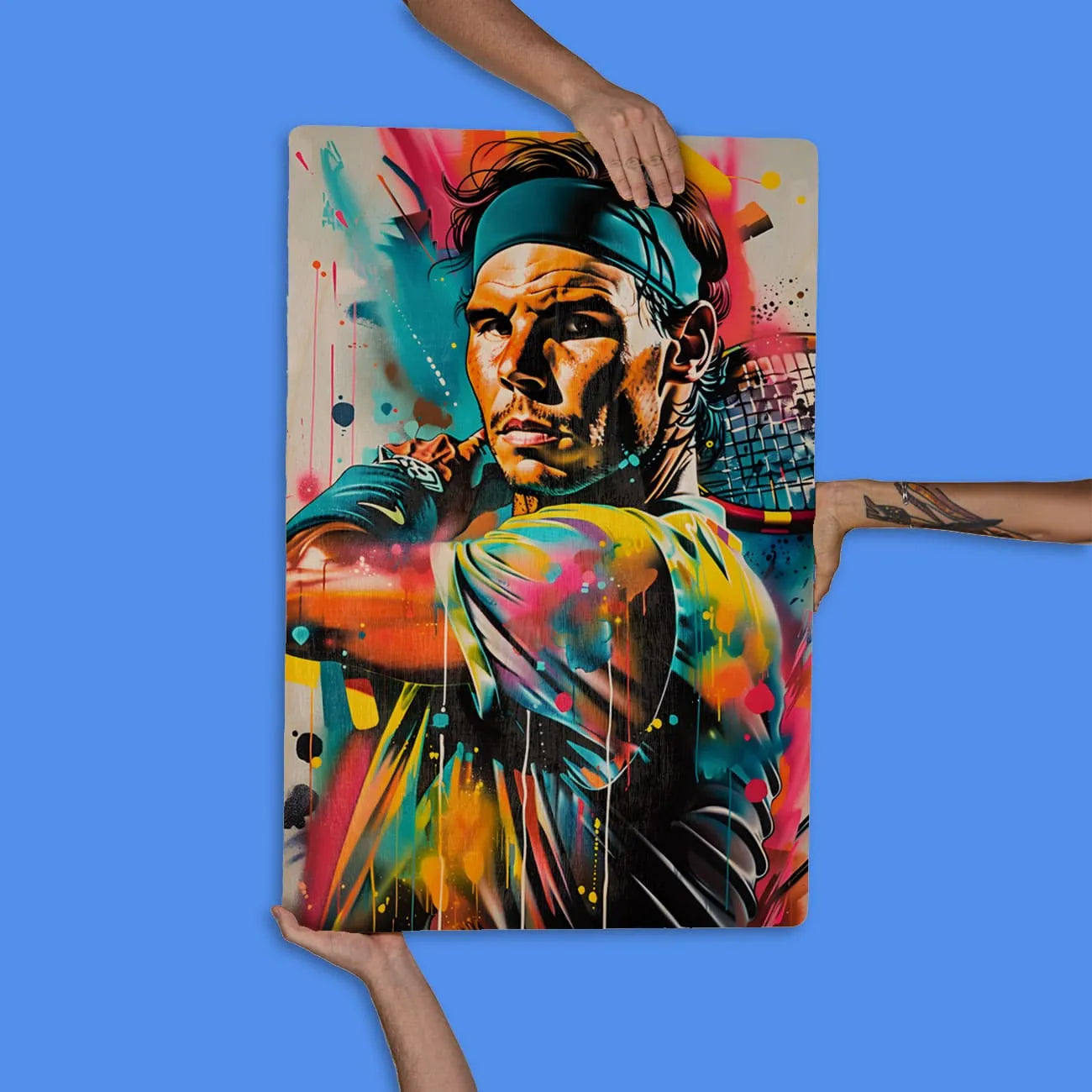 Quadro Decorativo - Colorfull Rafael Nadal