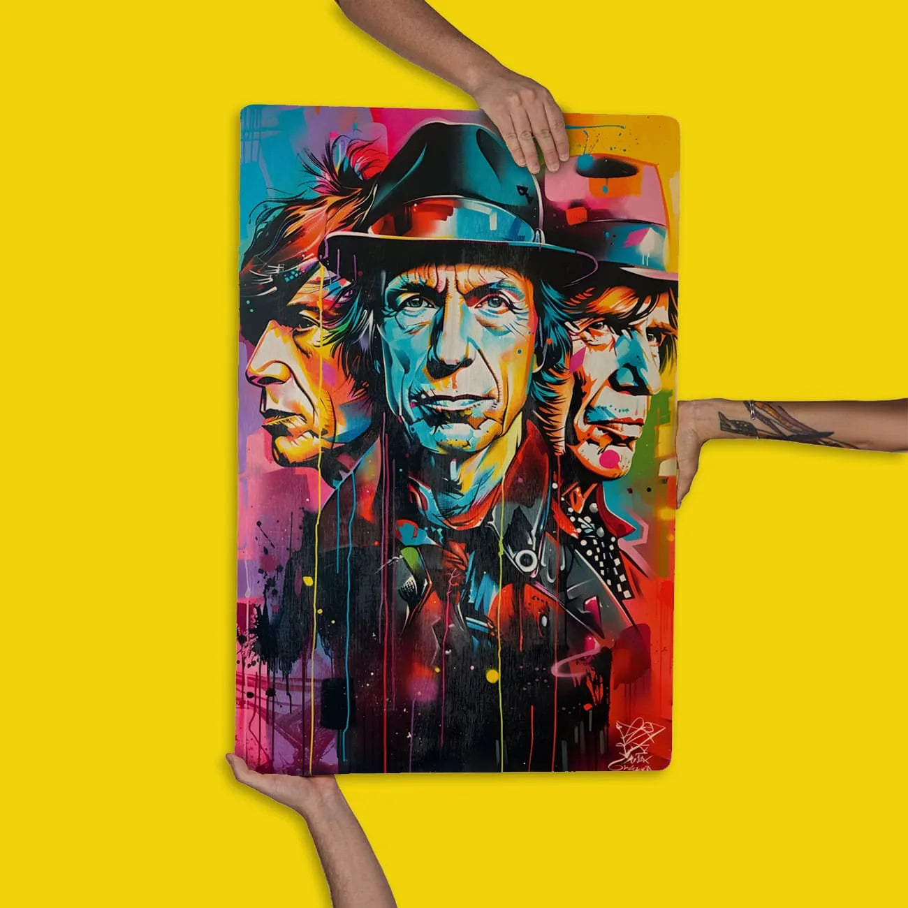 Quadro Decorativo - Colorfull The Rolling Stones