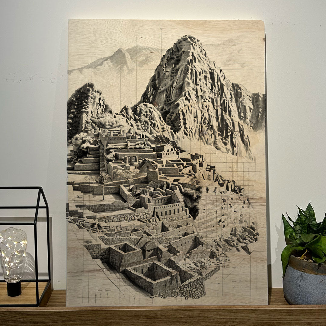 Quadro Decorativo - Machu Picchu 50 x 33 cm - Muralist Decor