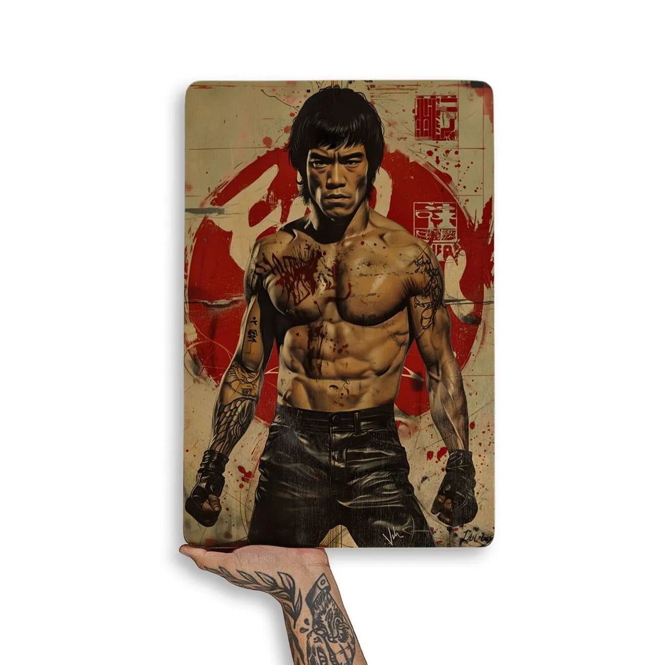 Quadro Decorativo - Bruce Lee Punk