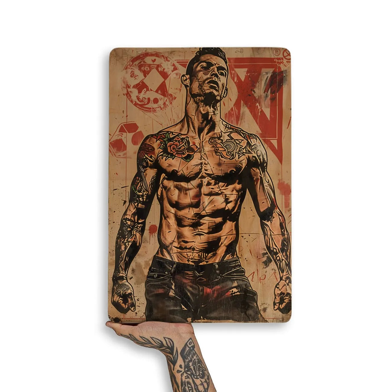 Quadro Decorativo - Cristiano Ronaldo Punk