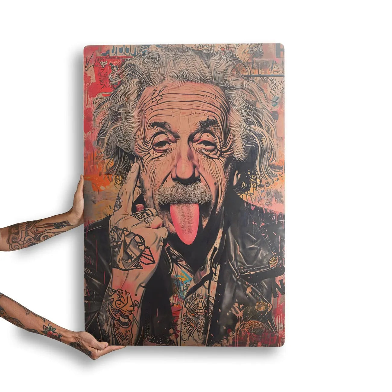Quadro Decorativo - Albert Einstein Punk