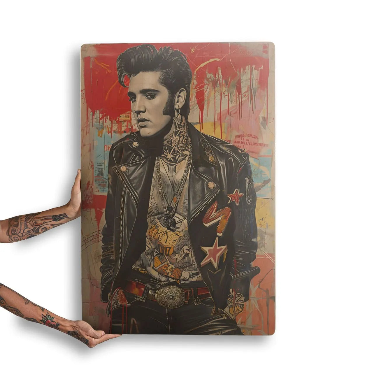Quadro Decorativo - Elvis Presley Punk