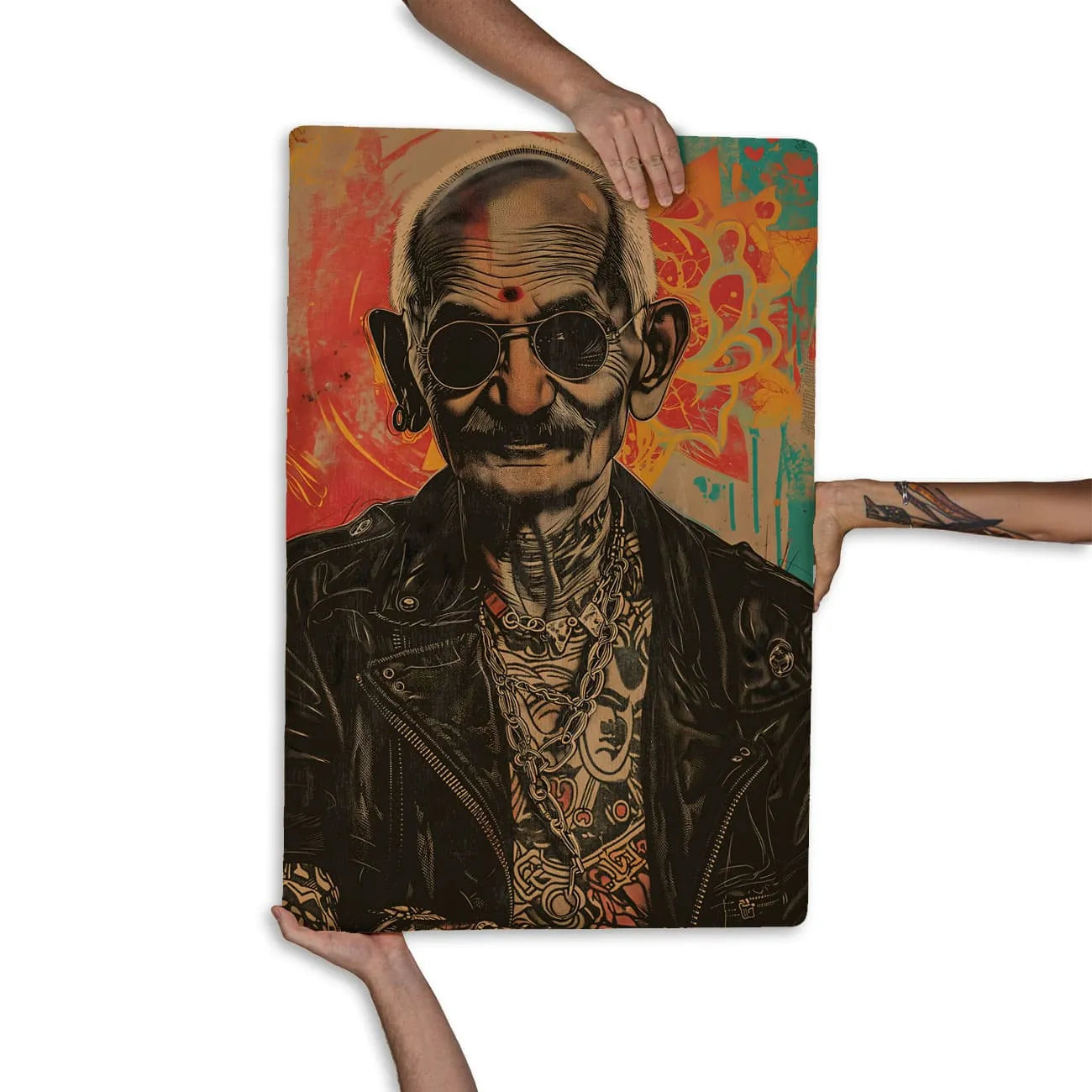 Quadro Decorativo - Ghandi Punk