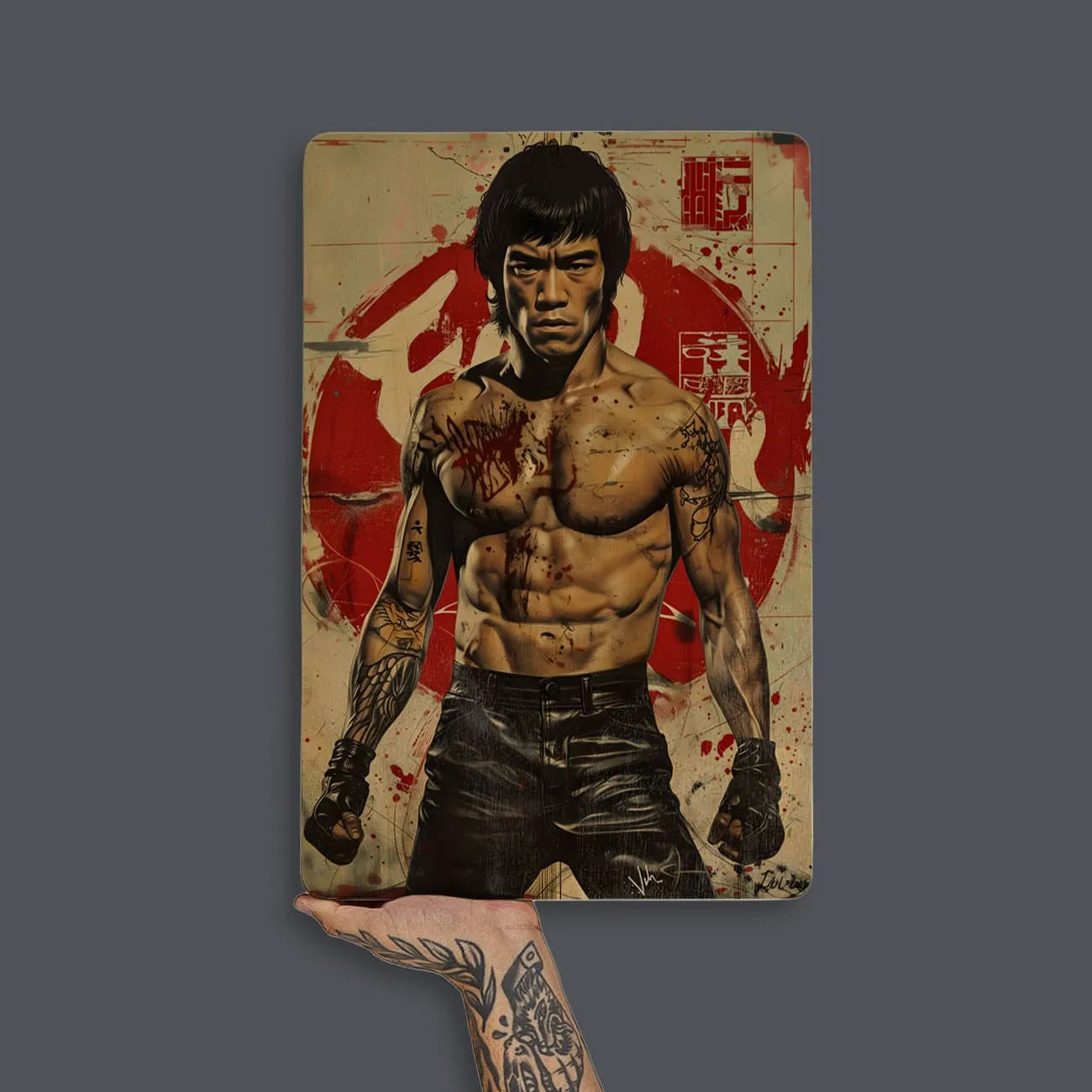 Quadro Decorativo - Bruce Lee Punk