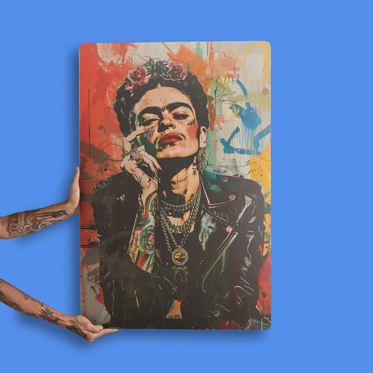 Quadro Decorativo - Frida Khalo Punk