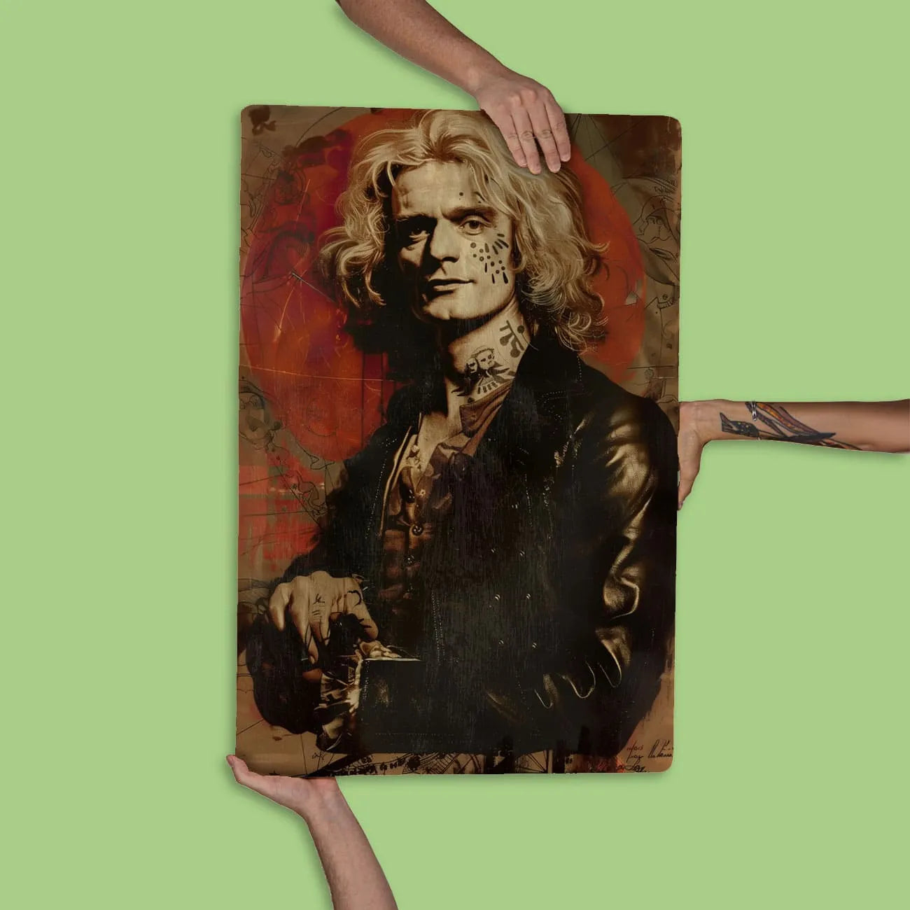 Quadro Decorativo - Isaac Newton Punk