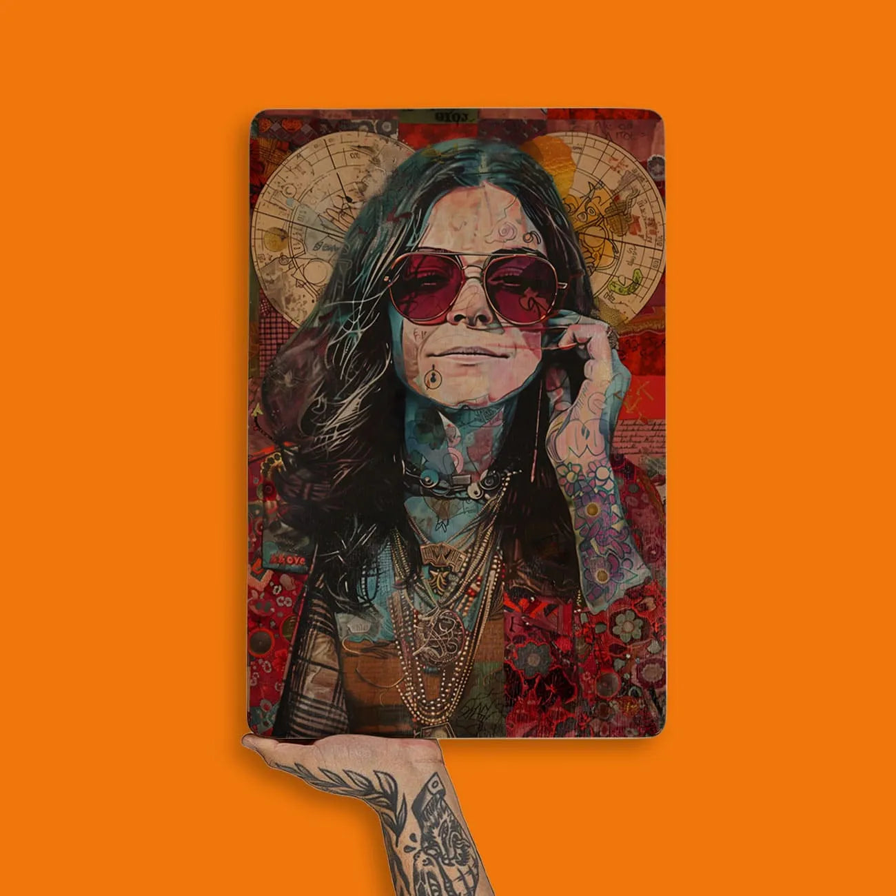 Quadro Decorativo - Janis Joplin Punk
