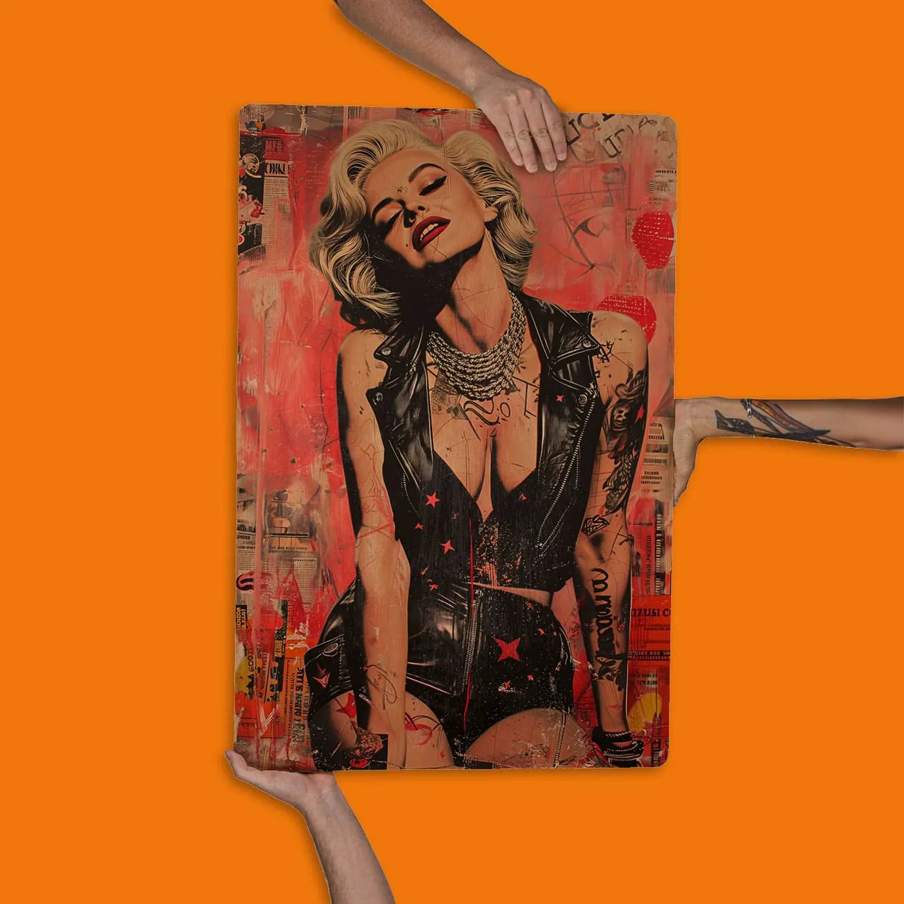Quadro Decorativo - Marilyn Monroe Punk