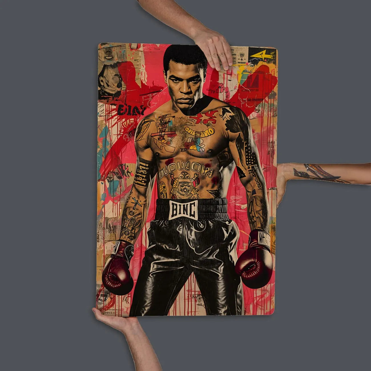 Quadro Decorativo - Muhammad Ali Punk