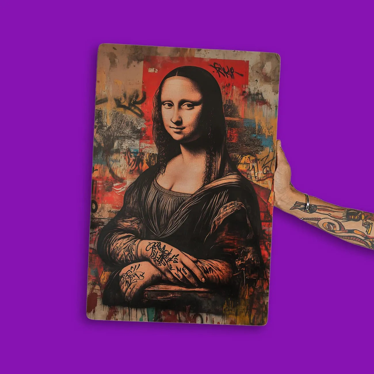 Quadro Decorativo - Monalisa Punk