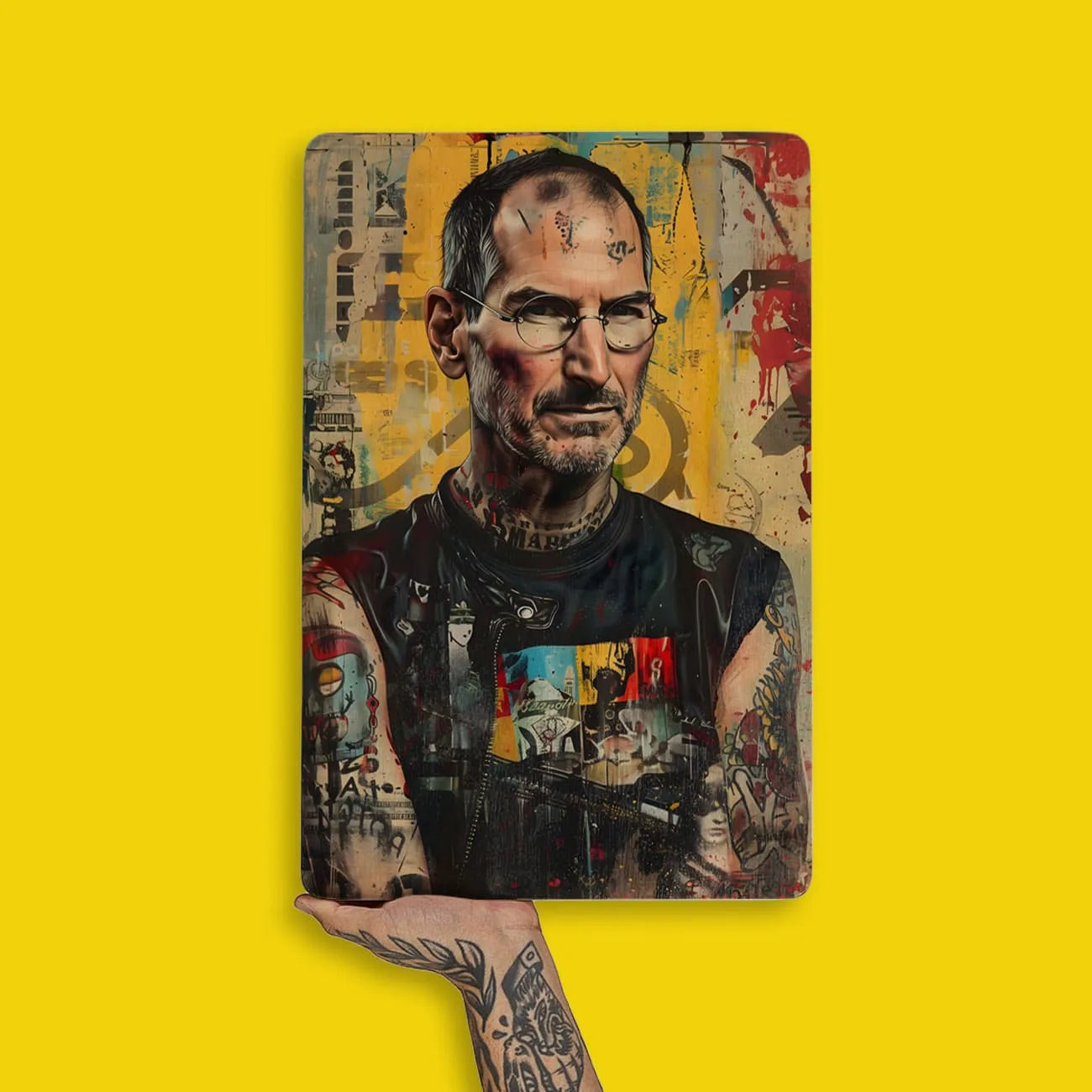 Quadro Decorativo - Steve Jobs Punk