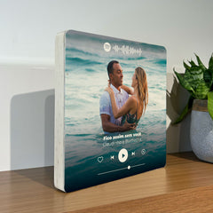 Quadro Decorativo - Spotify Valentines Personalizado 20 x 20 cm - Muralist Decor