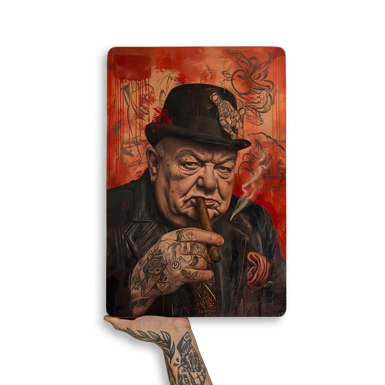 Quadro Decorativo - Winston Churchill Punk