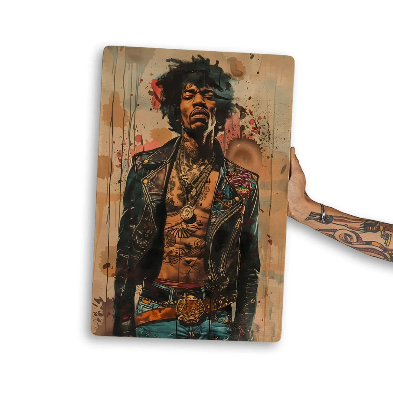 Quadro Decorativo - Jimi Hendrix Punk