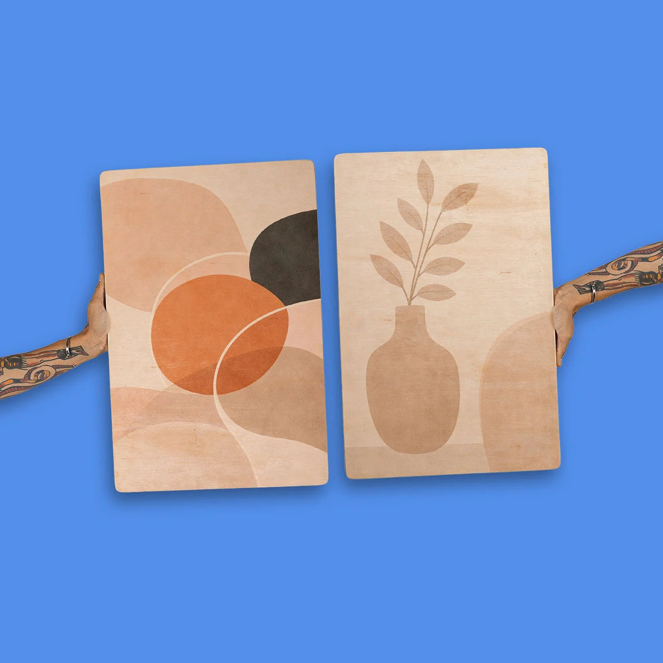 Quadro Decorativo - Dueto Terracota