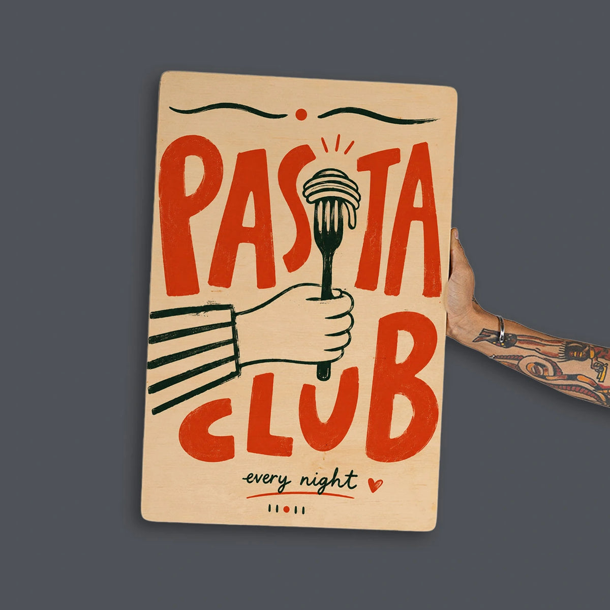 Quadro Decorativo  - Pasta Club