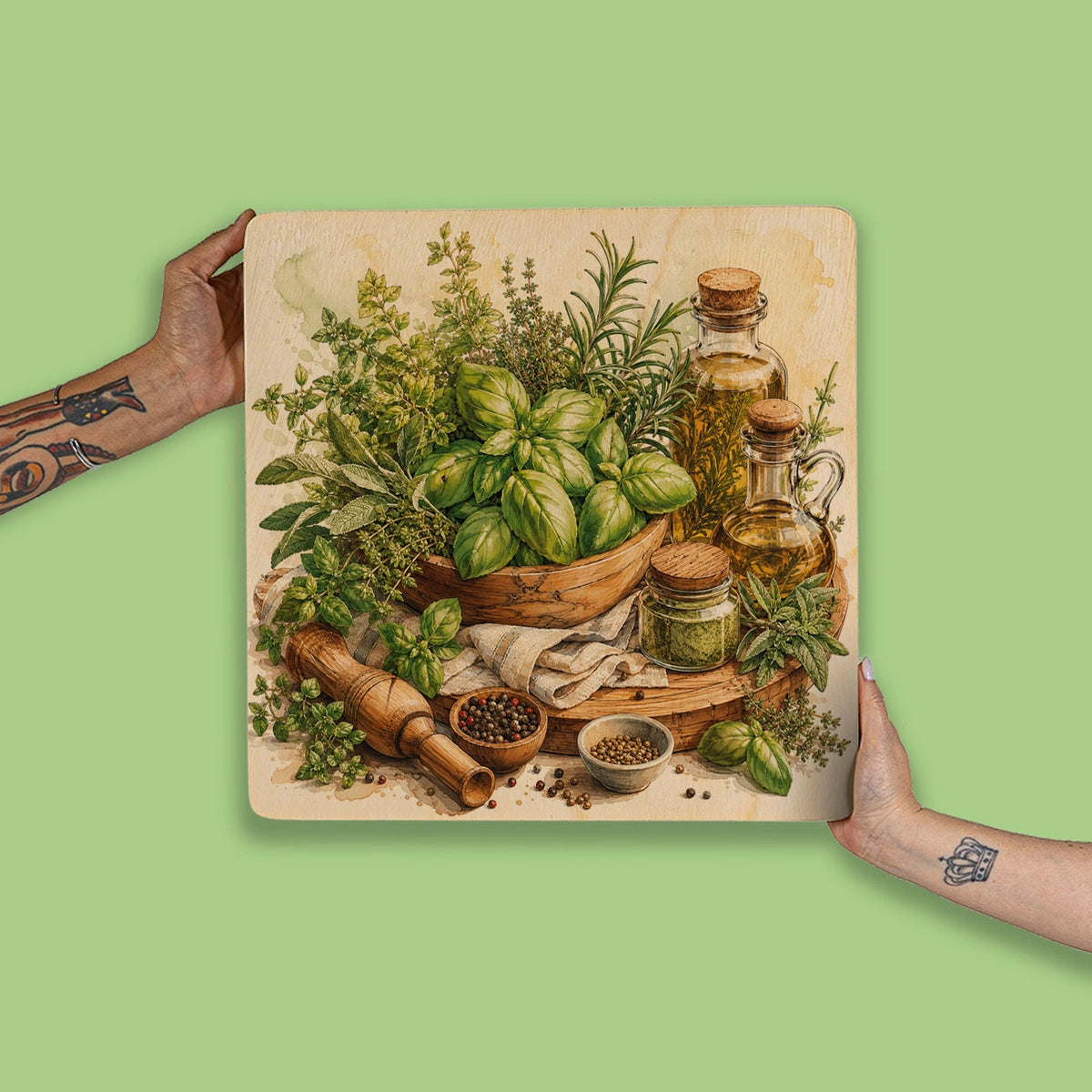 Quadro Decorativo  - Ervas