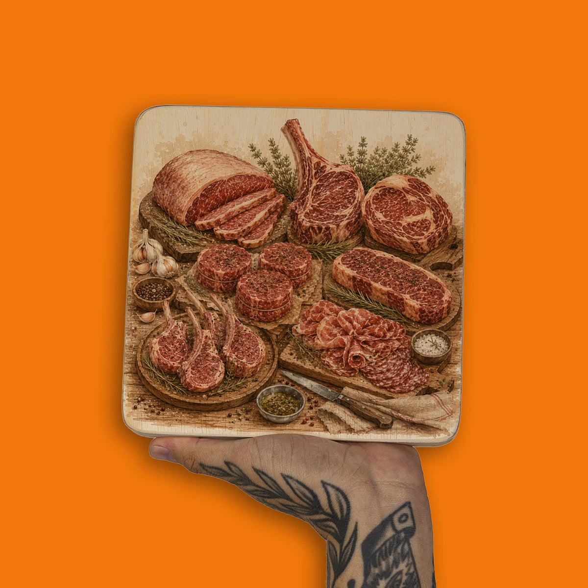 Quadro Decorativo  - Carnes