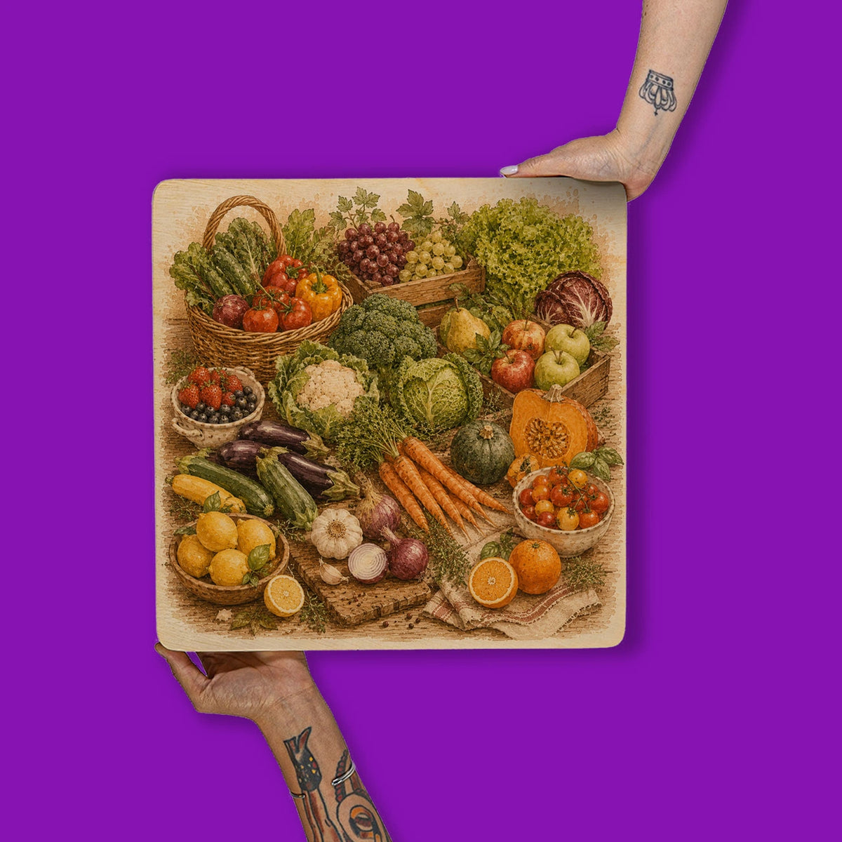 Quadro Decorativo  - Verduras