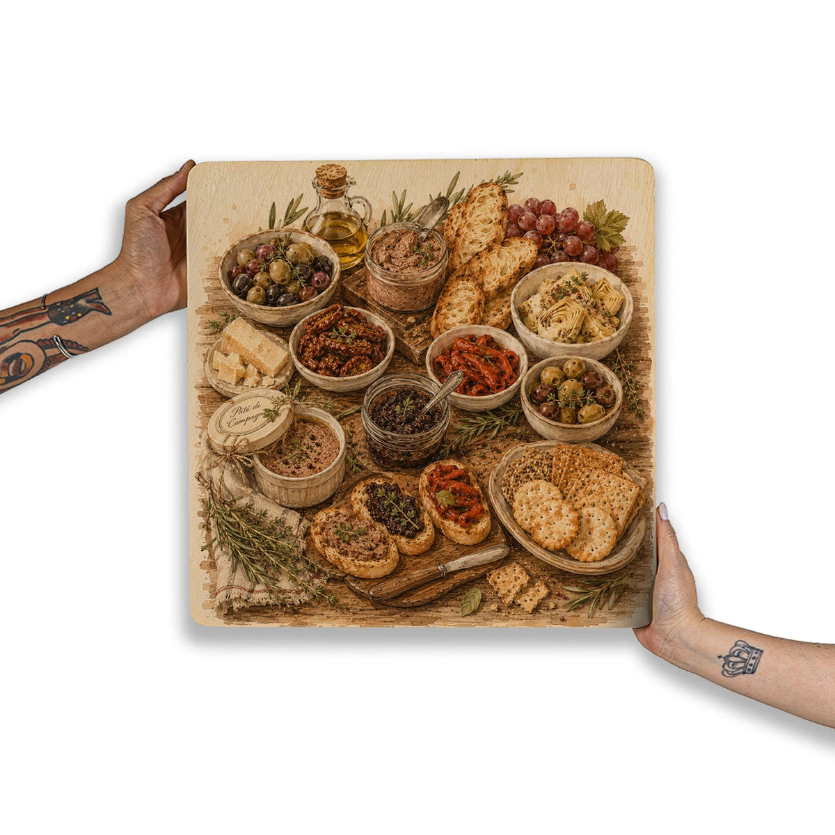 Quadro Decorativo  - Tabua de Pães