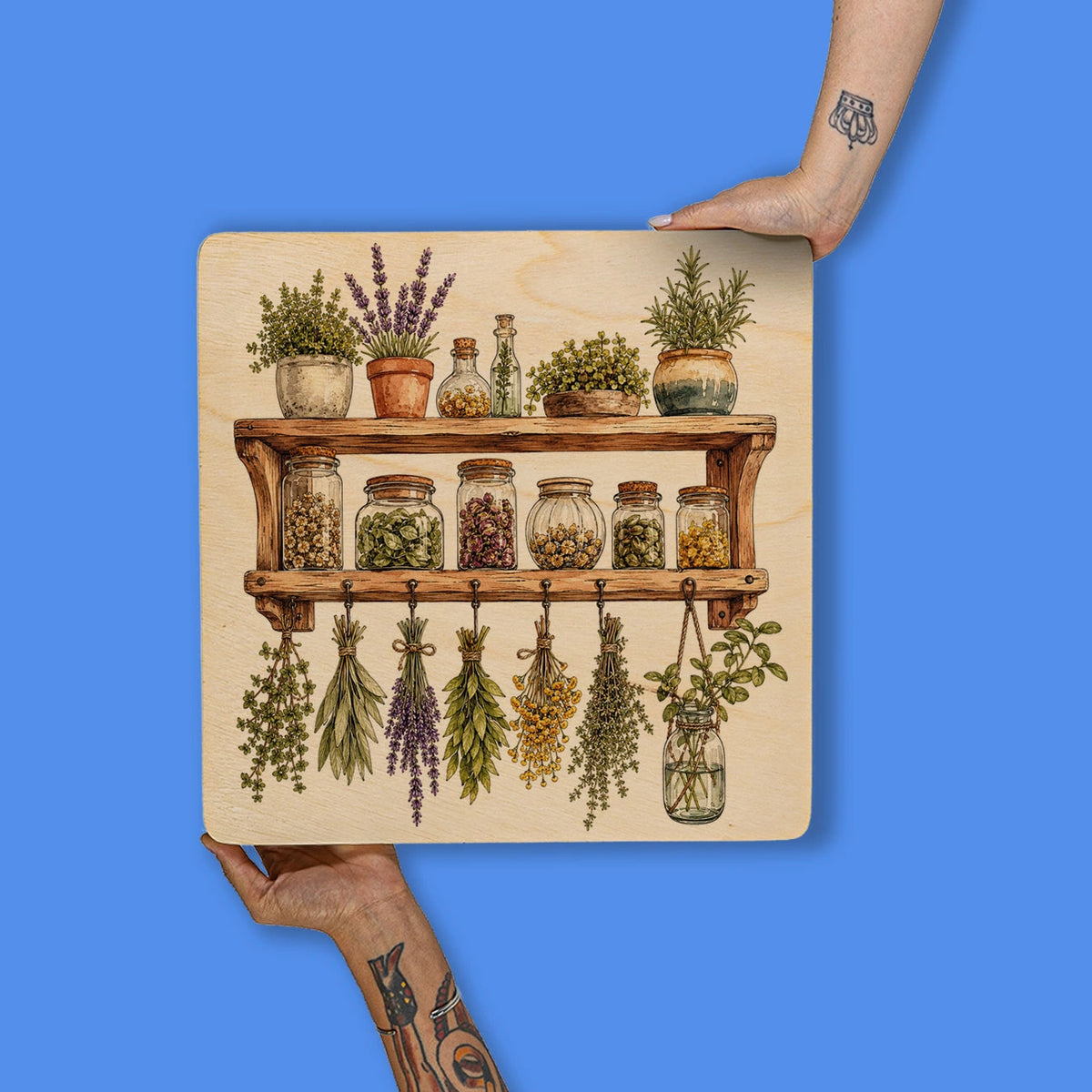 Quadro Decorativo  - Temperos e Ervas