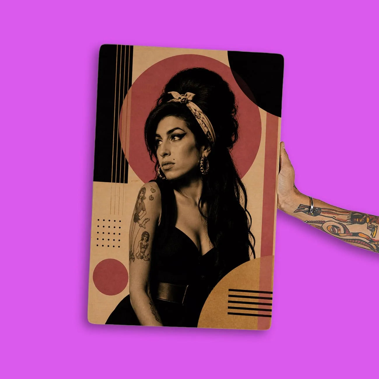 Quadro Decorativo - Amy Winehouse Bauhaus