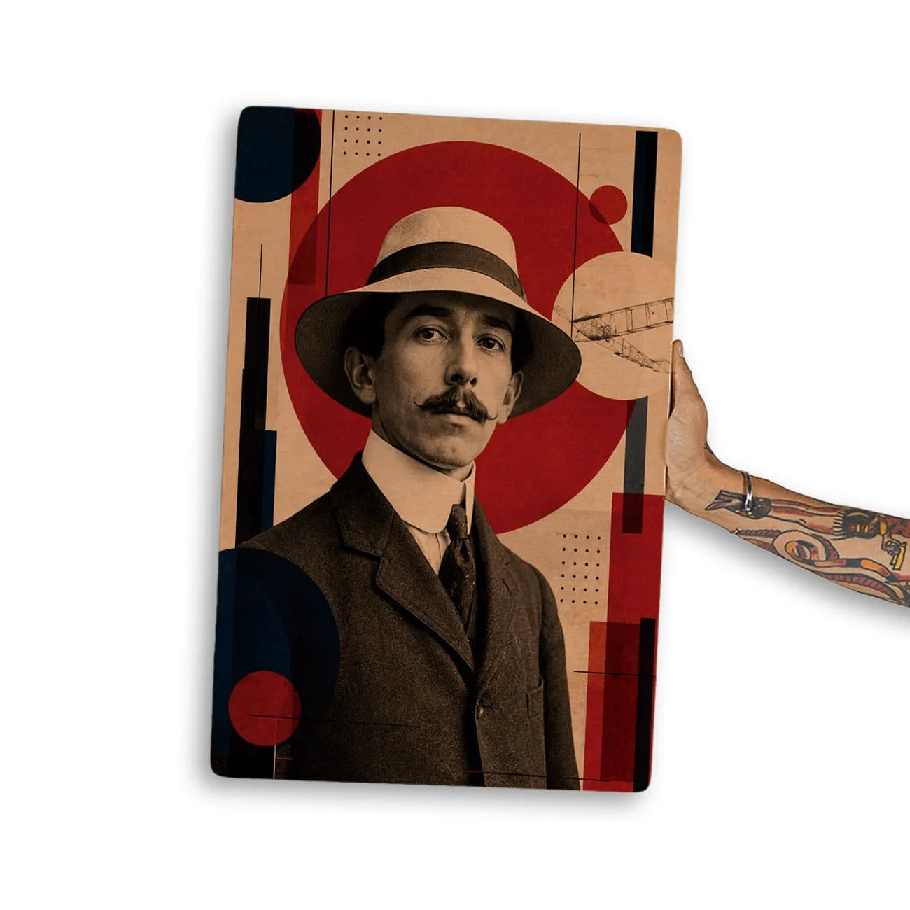 Quadro Decorativo - Santos Dumont Bauhaus