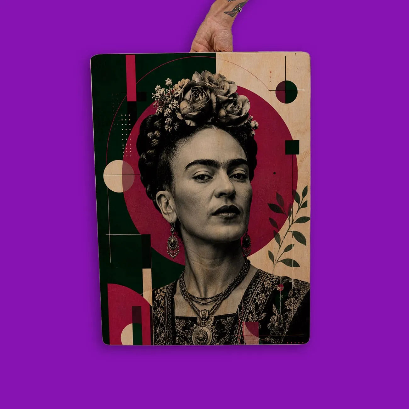 Quadro Decorativo - Frida Kahlo Bauhaus